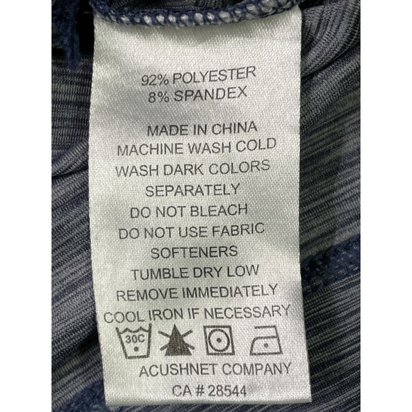 FJ FootJoy Polo Shirt Mens Size Lg Gray Golf Casual Short Sleeve The Woodlands‎ - Picture 5 of 9